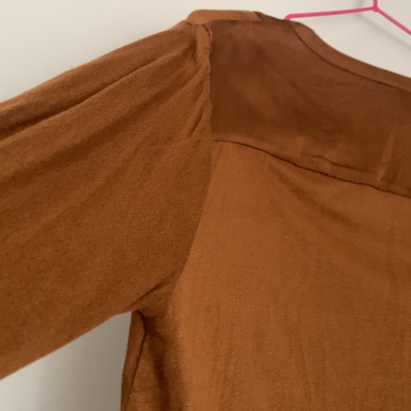 Lucky Brand Brown two tone fabric shirt - Picture 10 of 11